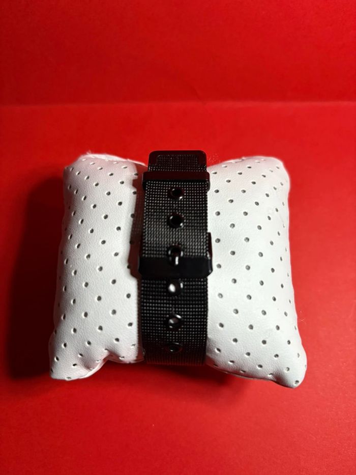 Montre Quartz Pour Hommes Geneva noir avec bracelet tissé - photo numéro 4