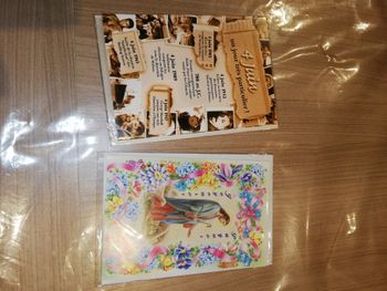 Lot 2 cartes neuves avec enveloppe