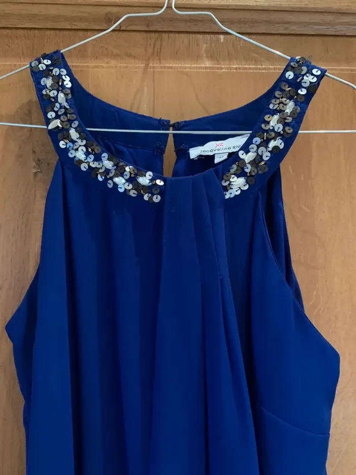 Robe cocktail Jacqueline Riu bleu marine 36 - photo numéro 3