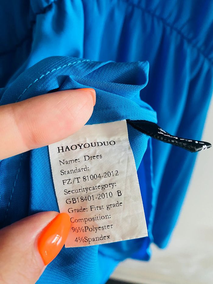 Robe bleue parfait état taille M - photo numéro 9