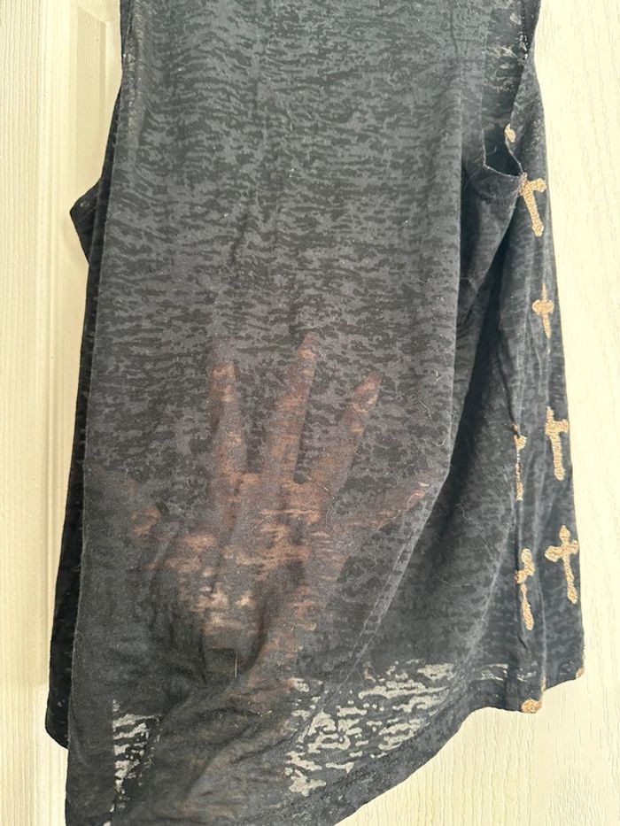 Haut noir croix - photo numéro 5