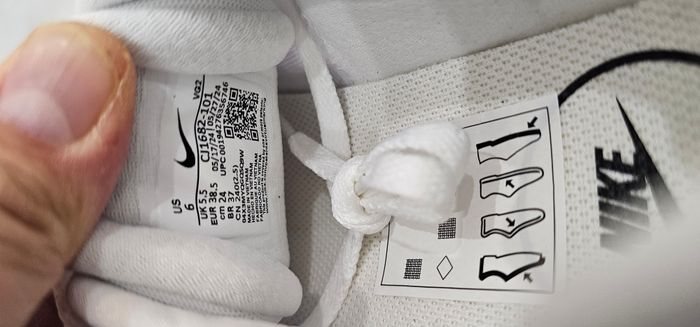 Baskets blanches femme Nike Wearallday taille 38.5 - photo numéro 5