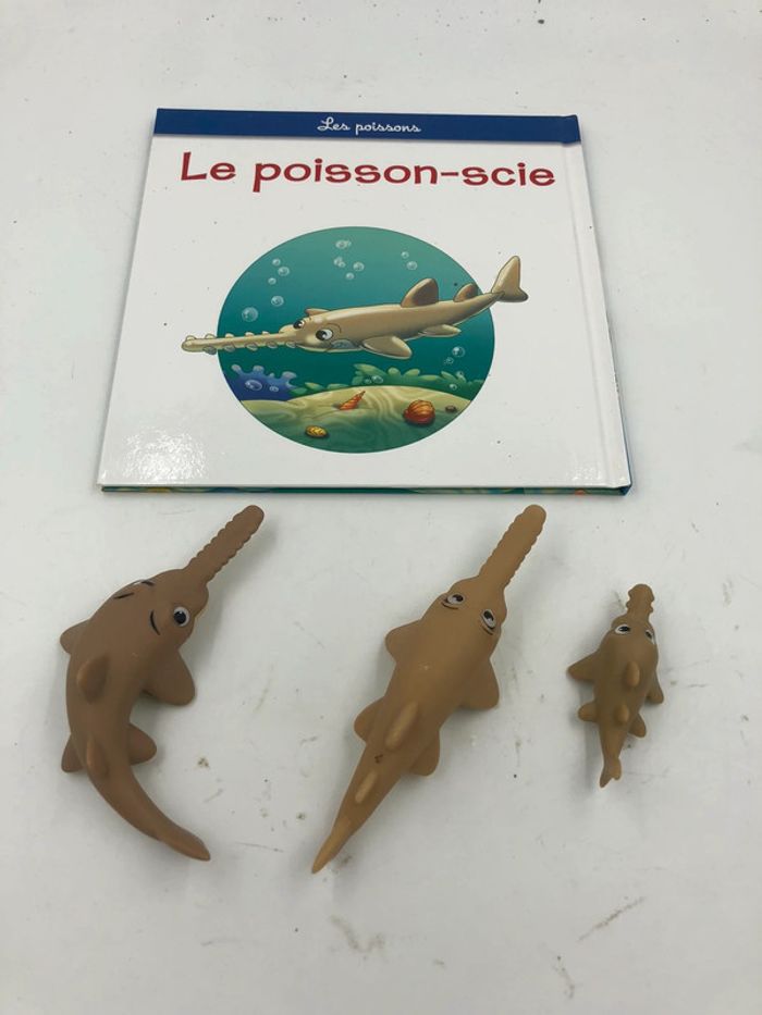 Livre + 3 figurines / le poisson-scie collection Altaya - photo numéro 2