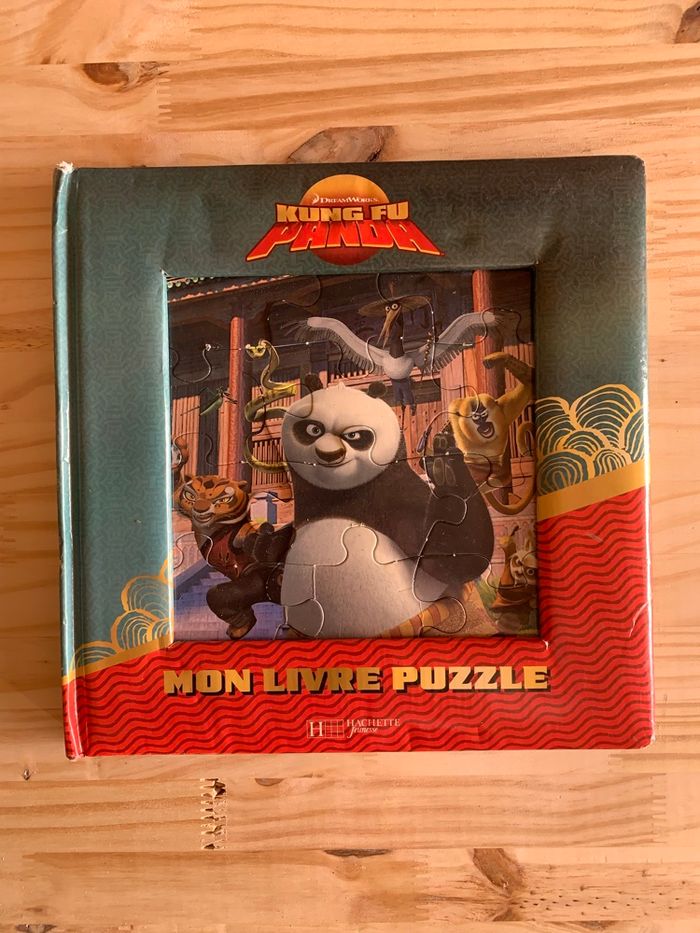 Livre puzzle kun Fu panda