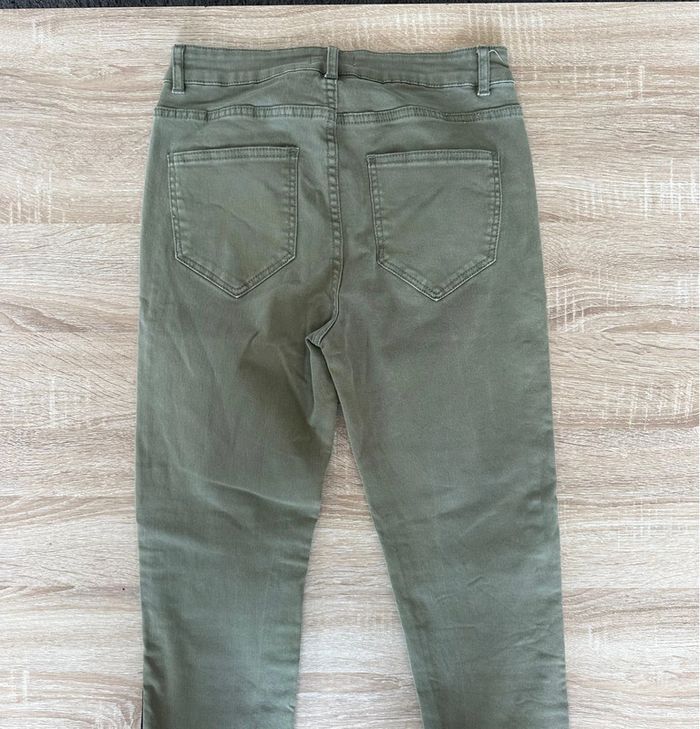 Jeans kaki Cache Cache - photo numéro 4