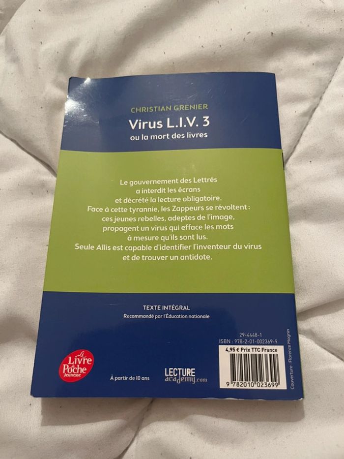 Livre La mort des livres Virus L.i.v - photo numéro 2