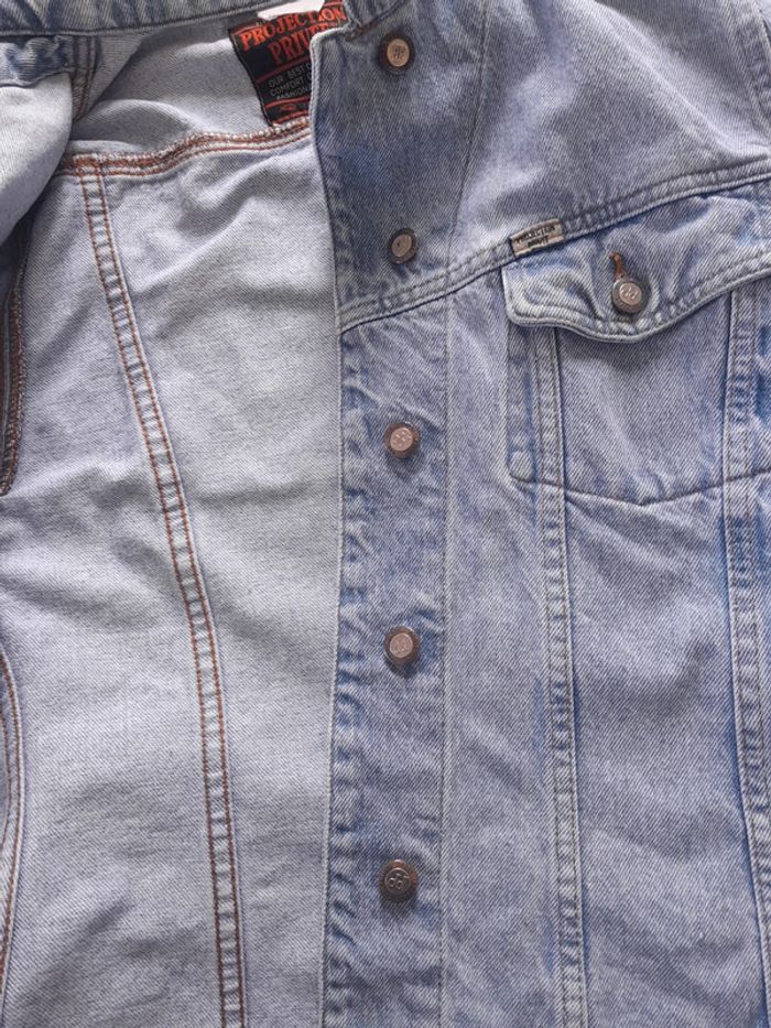 Veste en jean cintrée vintage Projection privée - photo numéro 6