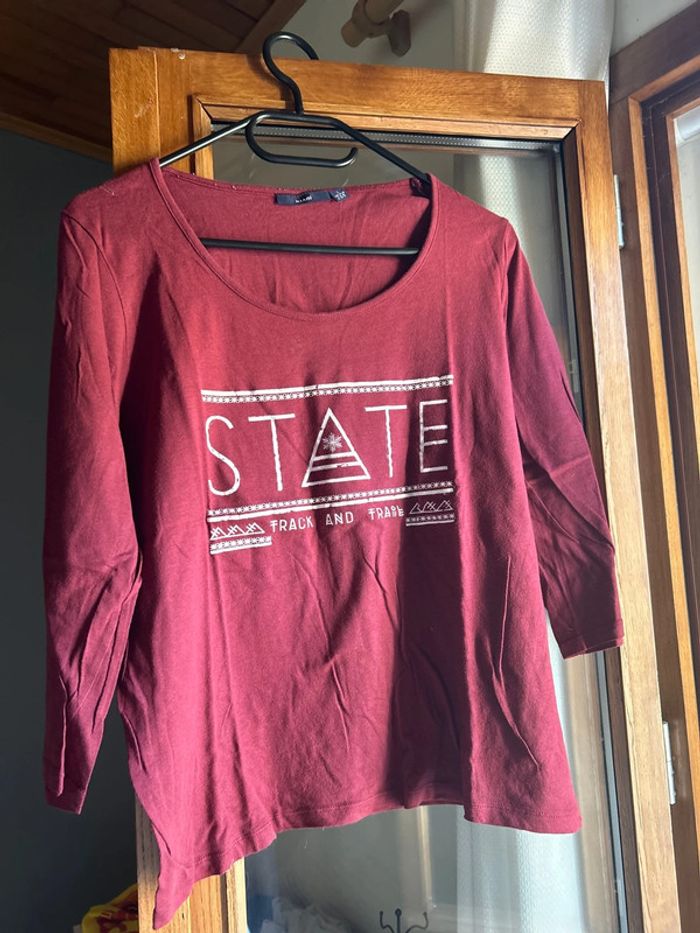 T-shirt manches 3/4