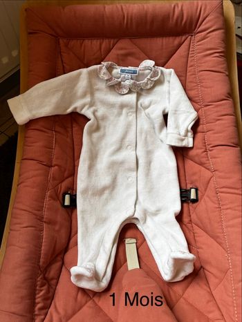 Lot de 2 pyjama jacadi 1 mois 