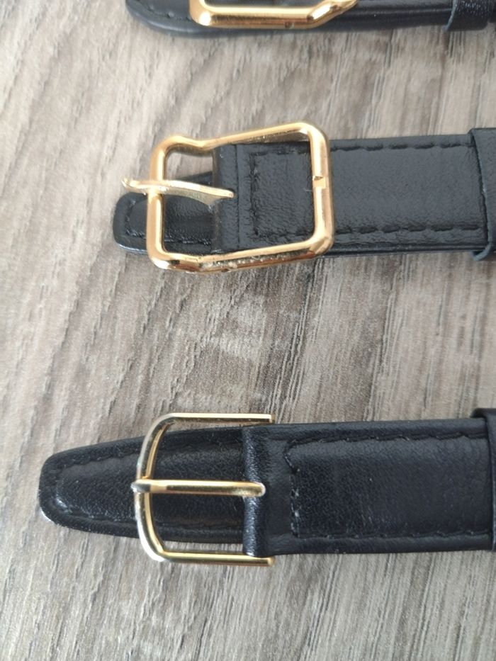 Lot de bracelets montres en cuir veau véritable "France Bracelets" Neuf - photo numéro 4