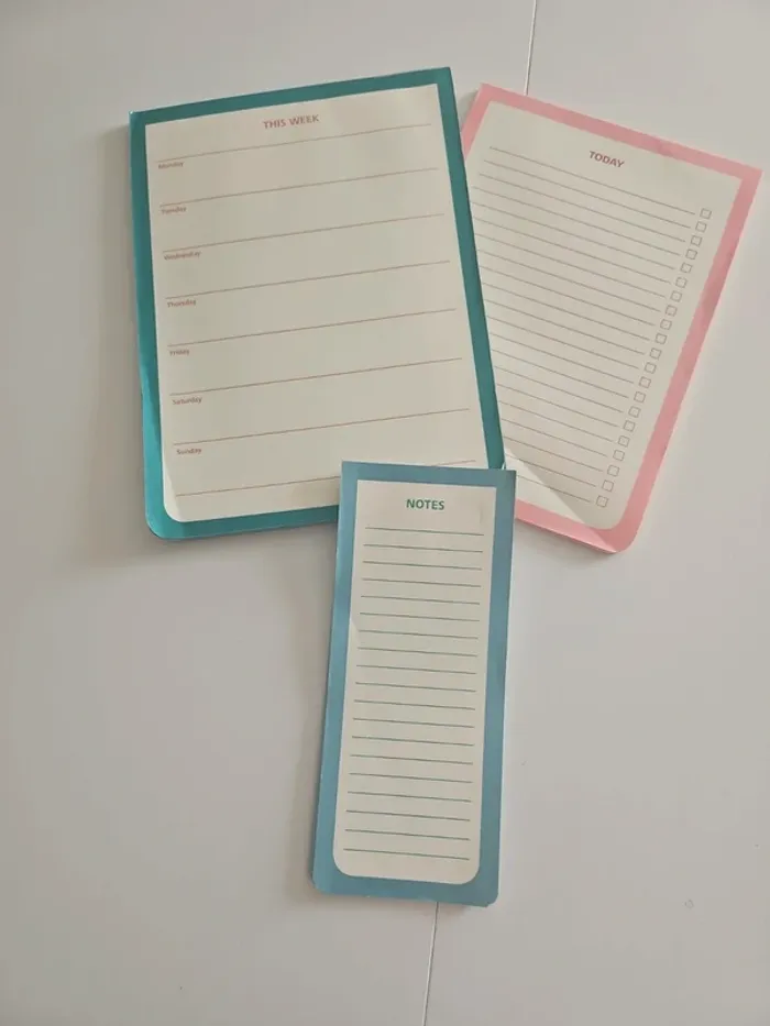 Lot de carnets détachables