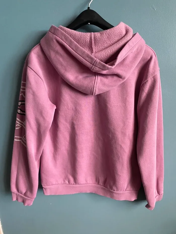 Sweat à capuche Roxy rose taille L - photo numéro 8