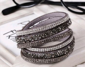 Bracelet fantaisie gris