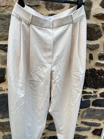 Pantalon coupe barel en laine - Sãnchy 