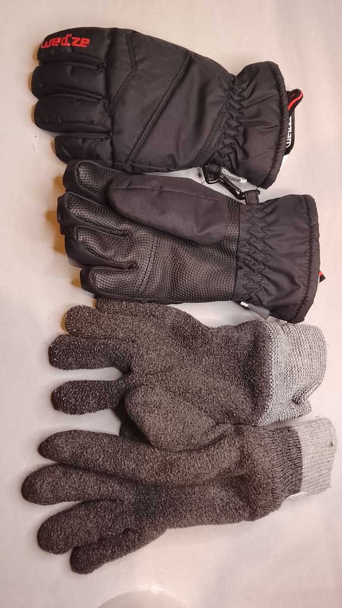 Lot 2 paires de gants garçon 6ans - photo numéro 2
