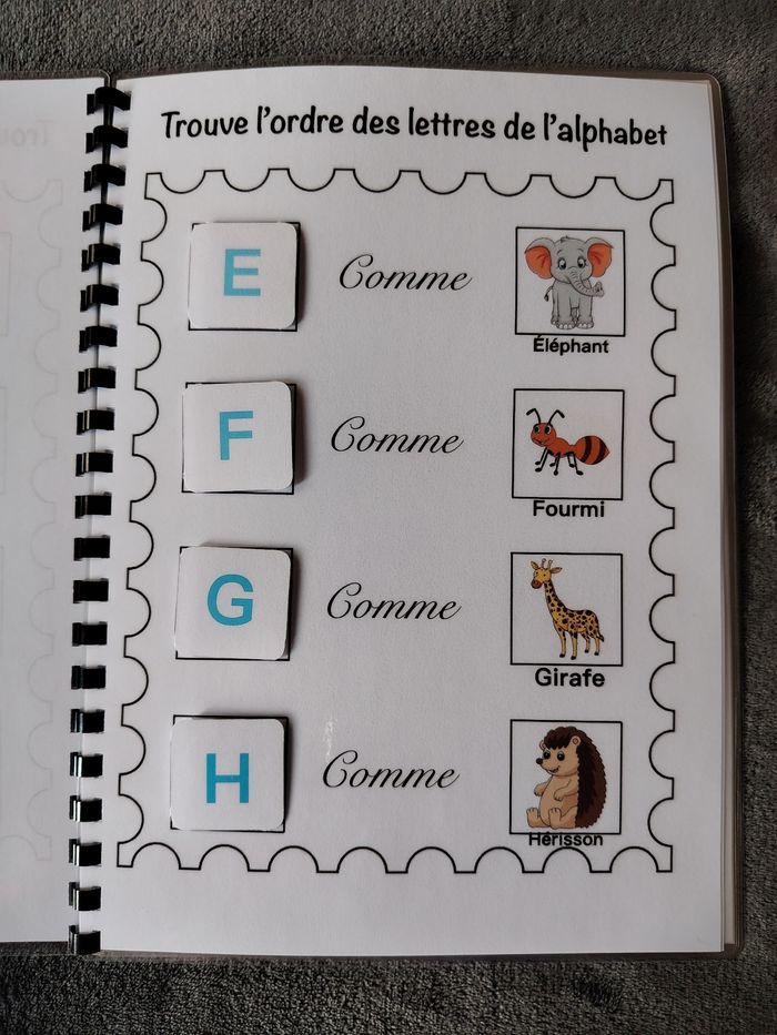 Livret d'activité l'alphabet conçu pour les enfants 2 ans et plus - photo numéro 4
