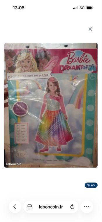 Robe barbie 