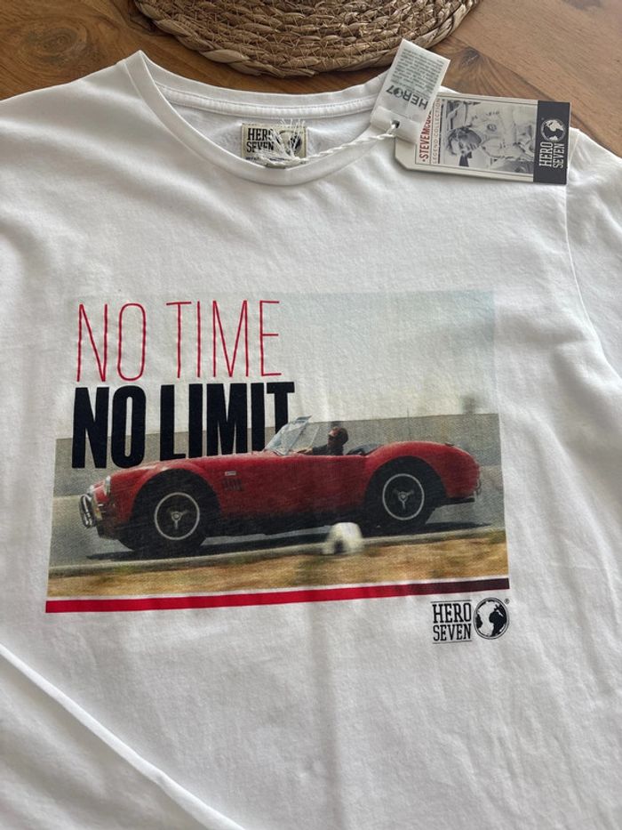 T-shirt Hero seven blanc 16 ans neuf - photo numéro 2