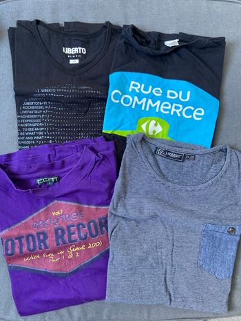 Lot t-shirt homme 