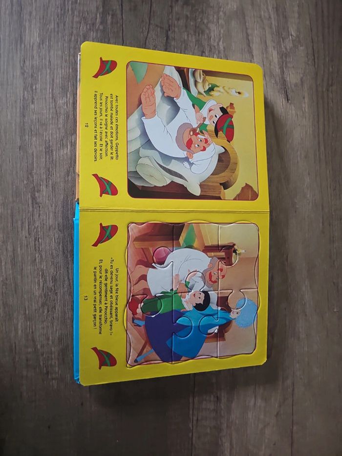 Livre puzzle pinocchio - photo numéro 4