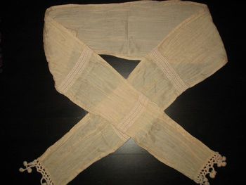 ÉCHARPE FINE BEIGE FILLE - 4 / 6 ANS - n°15