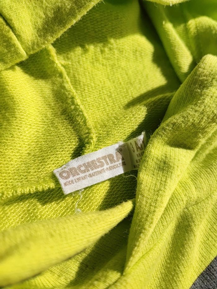 Sweat léger vert fluo 3 ans - photo numéro 3
