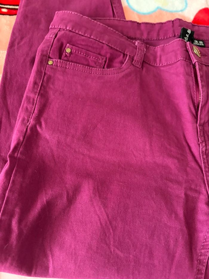 Jeans violet - photo numéro 2