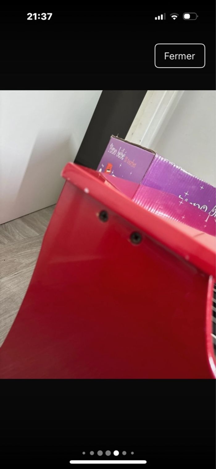 Piano Bébé Delson rouge - photo numéro 9