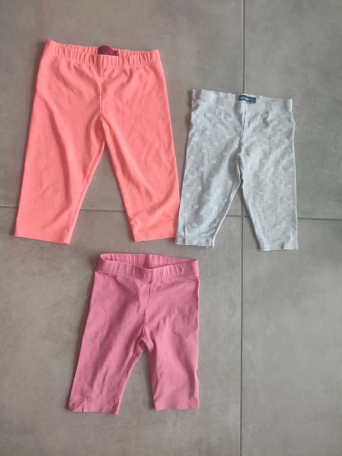 Lot de 3 leggings courts 5 ans