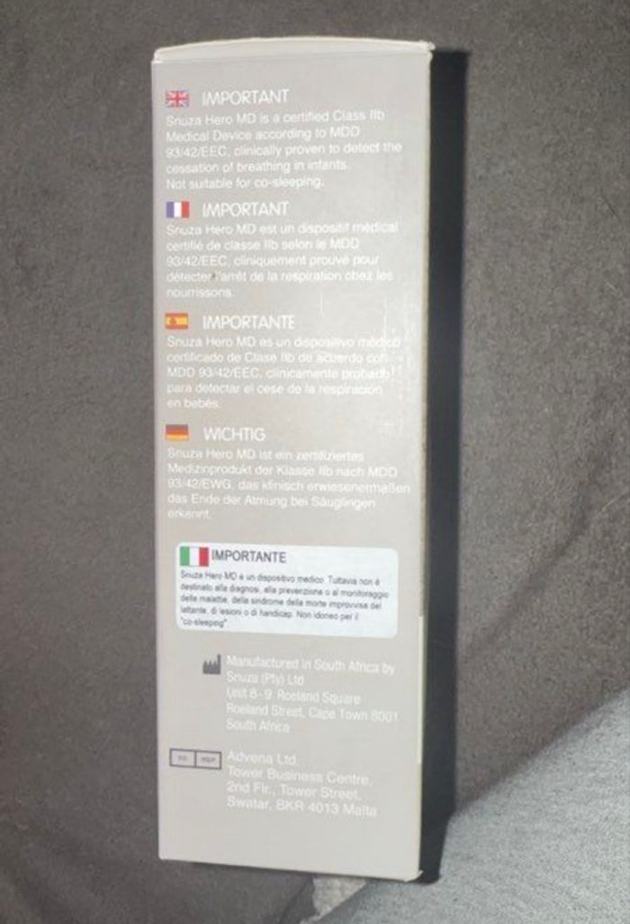 Moniteur d'apnée pour bébé SNUZA HERO - photo numéro 4