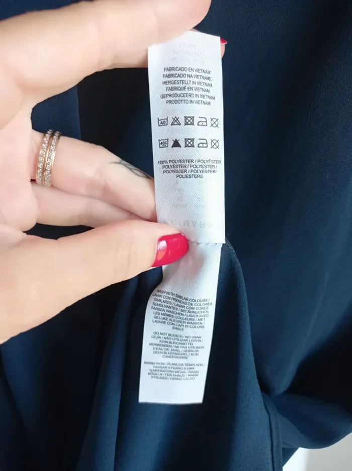 Haut débardeur fluide bleu marine T.L Primark - photo numéro 5