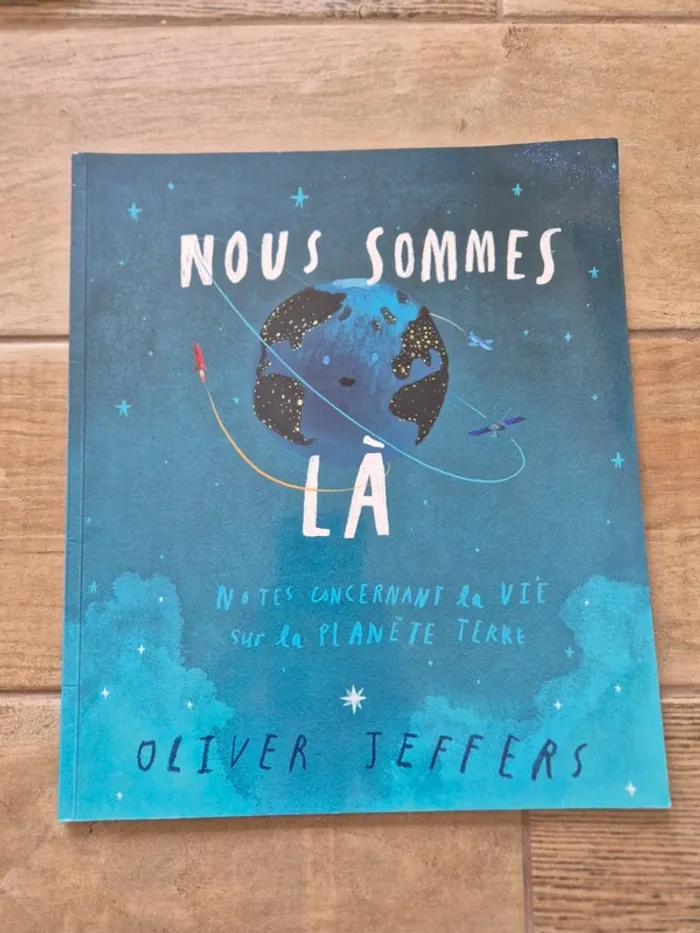 Livre nous sommes là Oliver Jeffers école des loisirs