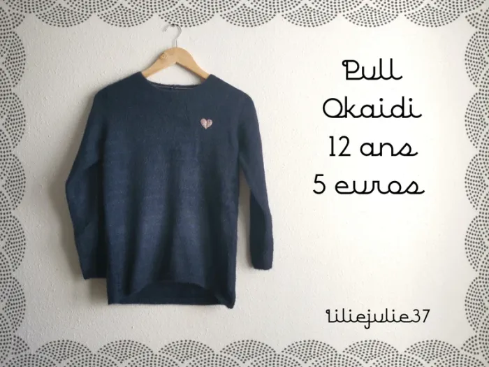 Pull Okaidi 12 ans