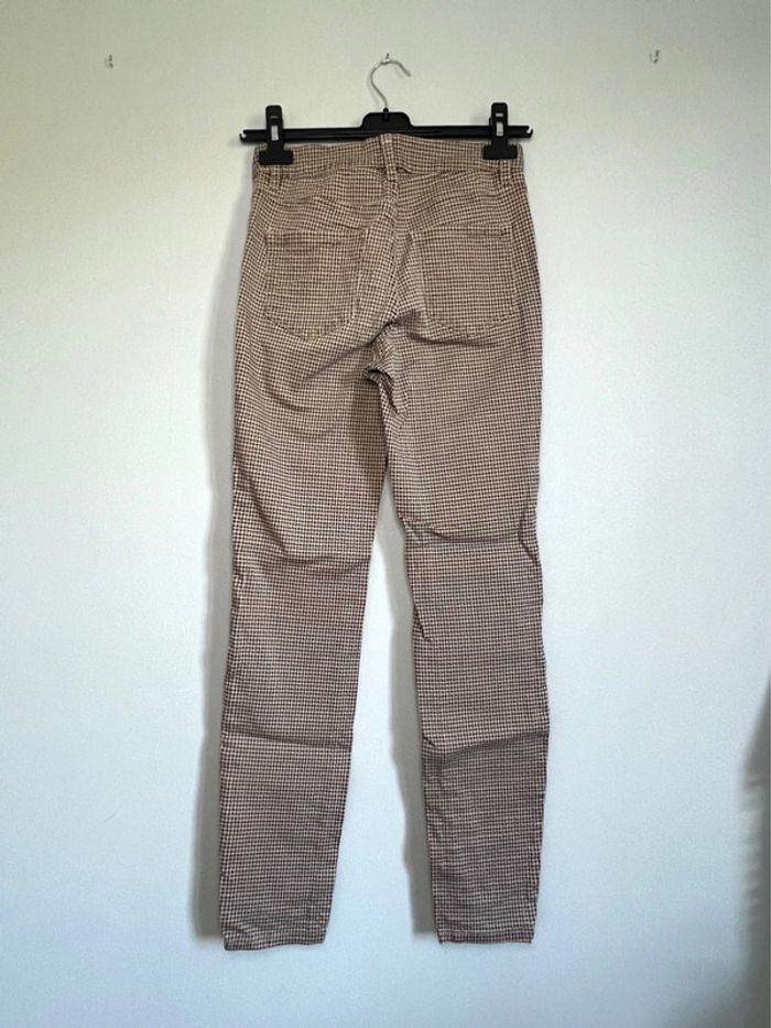 Jean taille haute à motifs Pimkie noir et marron - photo numéro 2