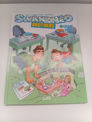 BD Swan et Néo Brothers Tome 2 Escape game