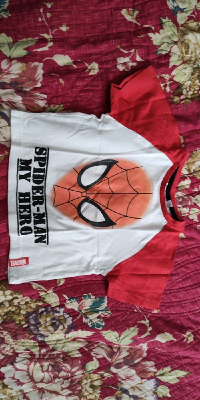 Tee shirt spiderman 3 ans