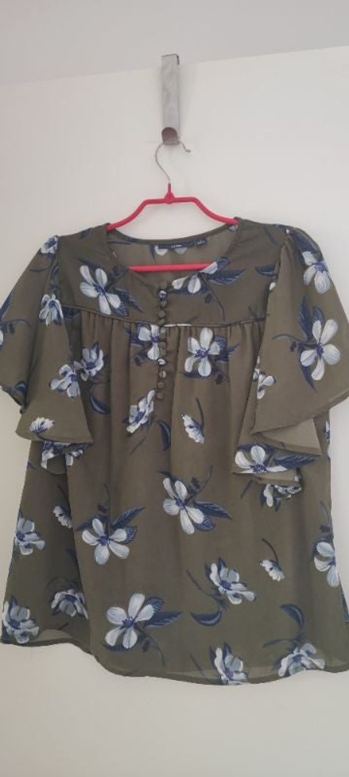 Blouse manches volants