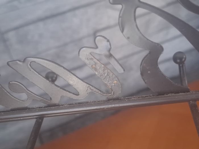 Support à tasses "Brasserie" en fer forgé léger - photo numéro 9