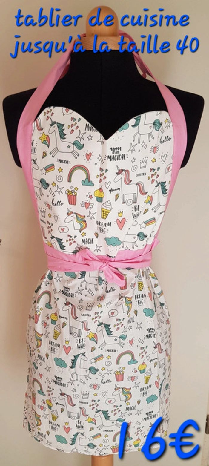 Tablier licorne
