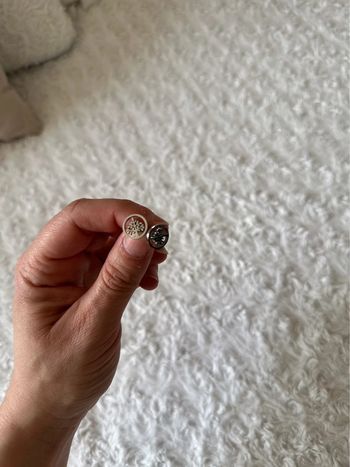 Boucle d’oreille en acier inoxydable