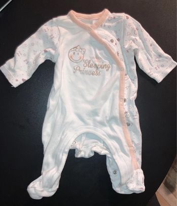 Pyjama léger bébé fille 1 mois (54 cm)
