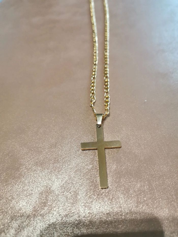 Collier et pendentif spirituel croix chrétienne - photo numéro 3