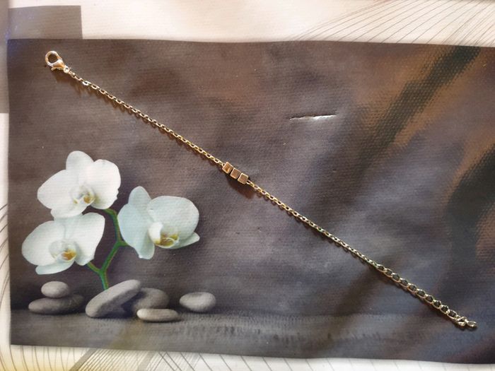 Sublime bracelet fait main chic argenté fin