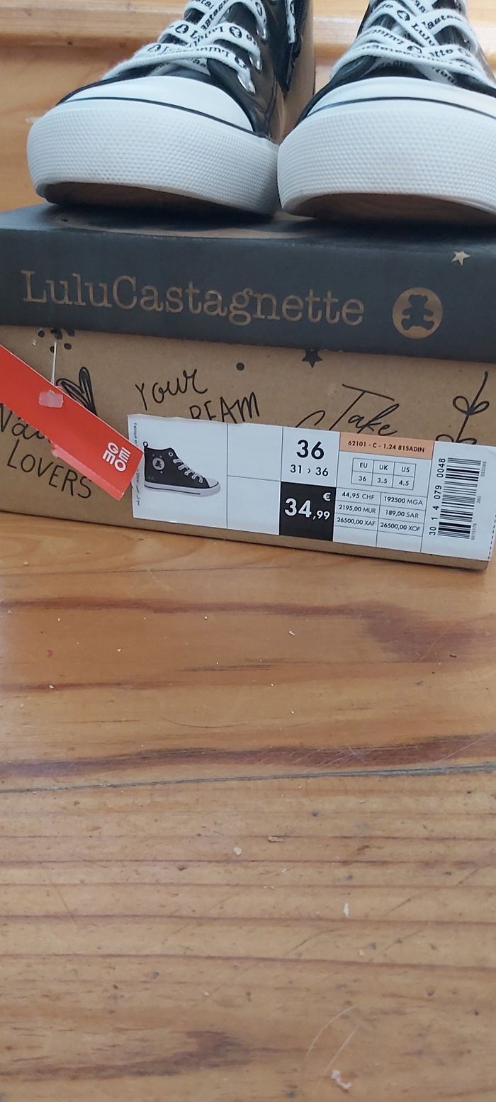 Chaussures montantes neuves Lulu castagnette Pointure 36 - photo numéro 2