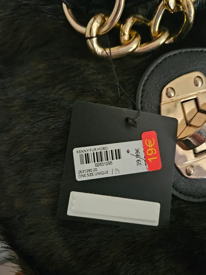 Sac marron foncé fausse fourrure New Look Neuf - photo numéro 12