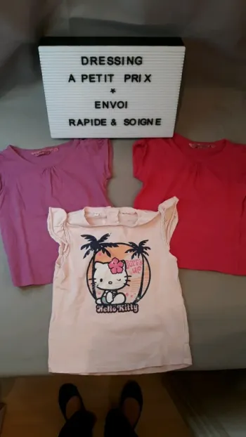 T shirt manche courte 4 ans