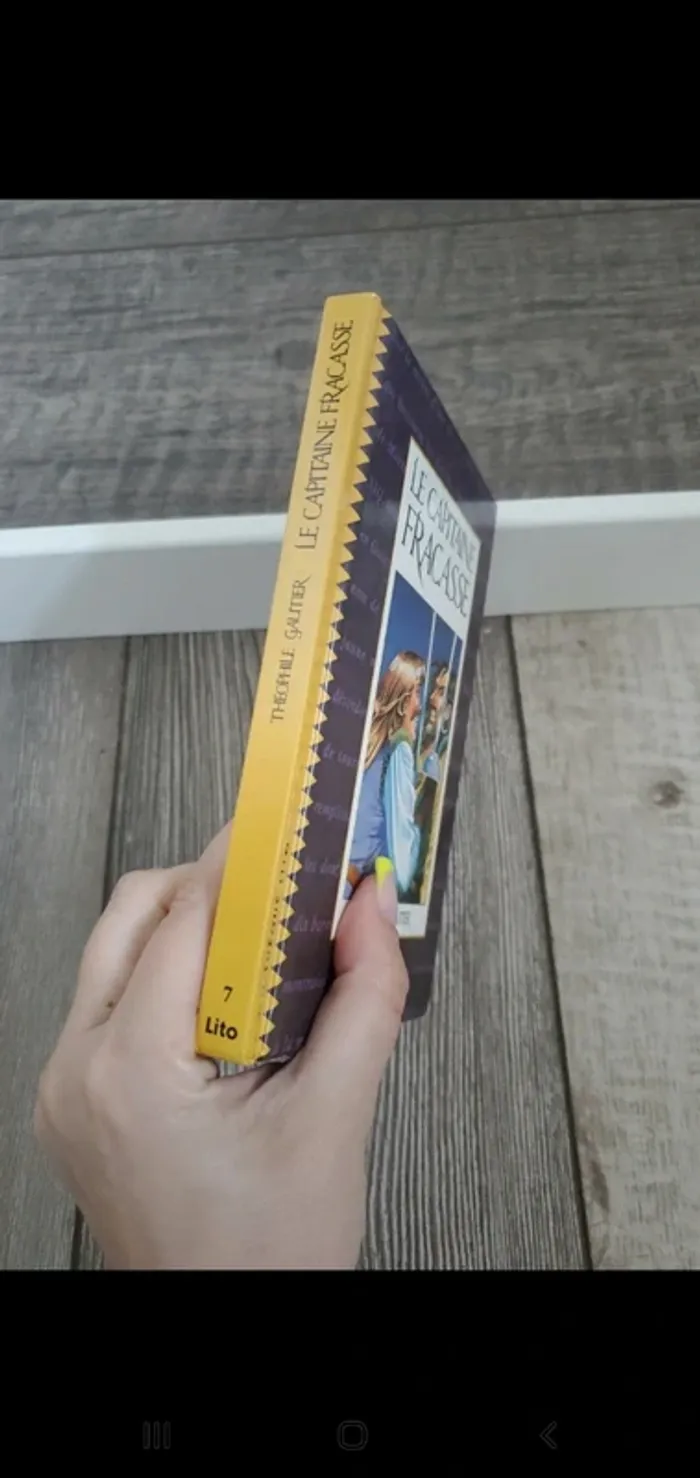 Livre Le capitaine Fracasse - bibliothèque Lito - photo numéro 3