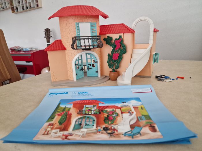 Playmobil 9420 Maison De Vacances, Belle Villa Moderne D'occasion