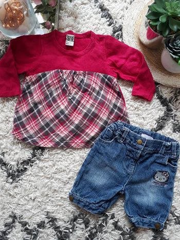 Ensemble tape à l'œil taille 6 mois💕Solde de Réduction sur lot Activée🥳🛍