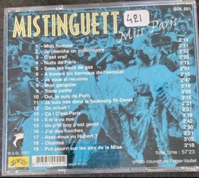 Album Miss Paris Mistinguett - photo numéro 4